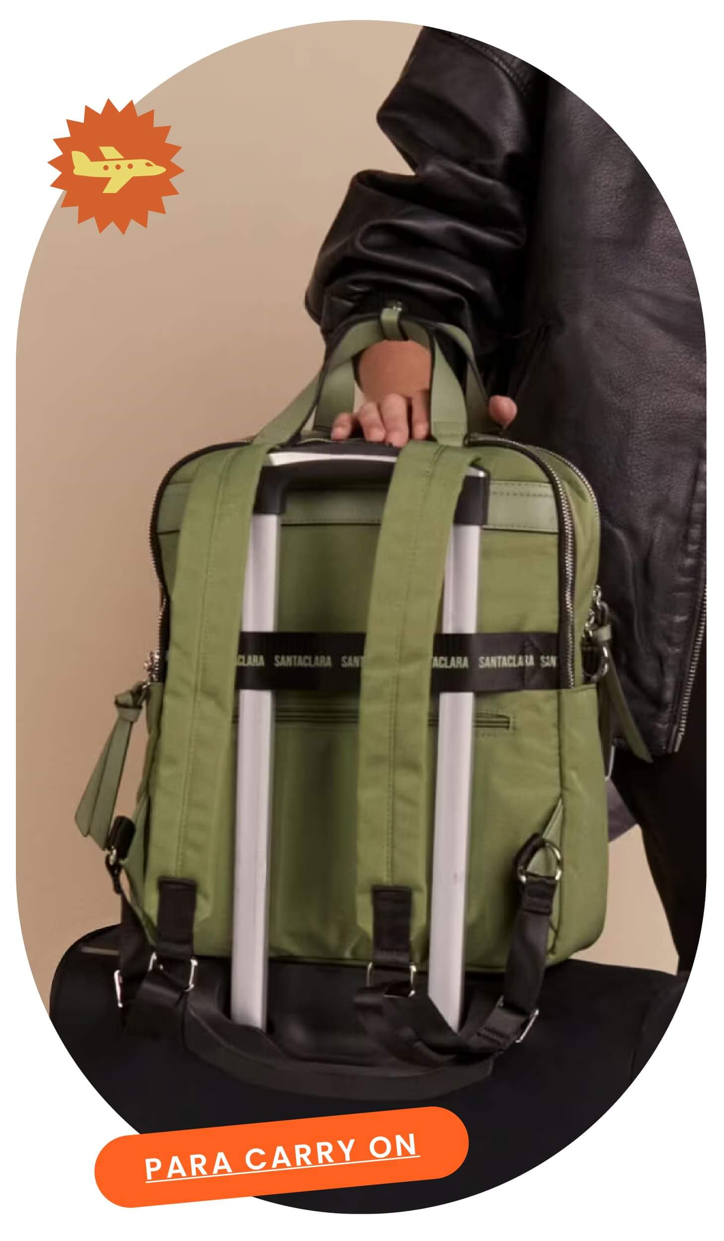 Santaclaras para viaje carry on
