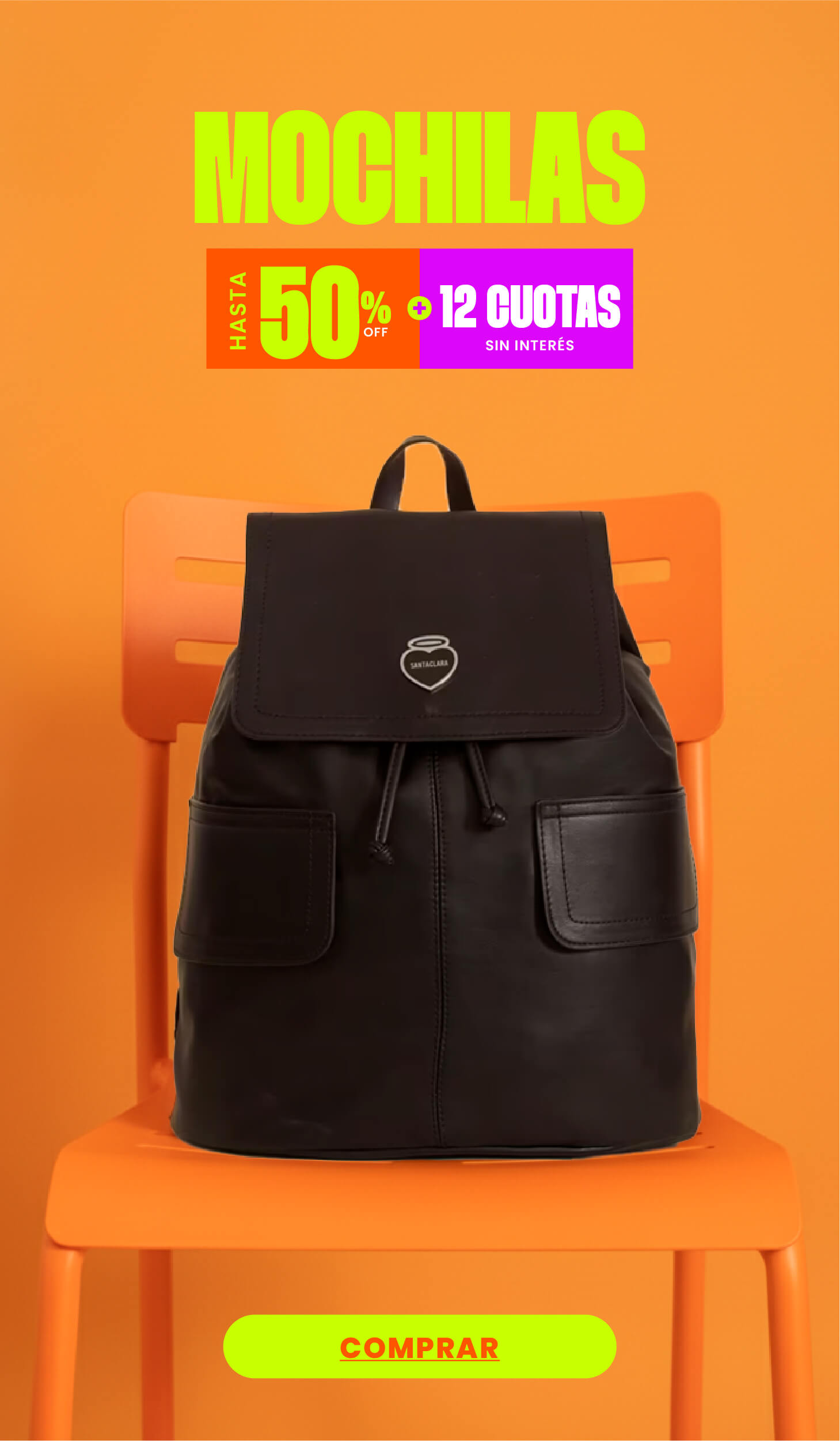 Mochilas veganas con Hasta 50% Off en Santaclara