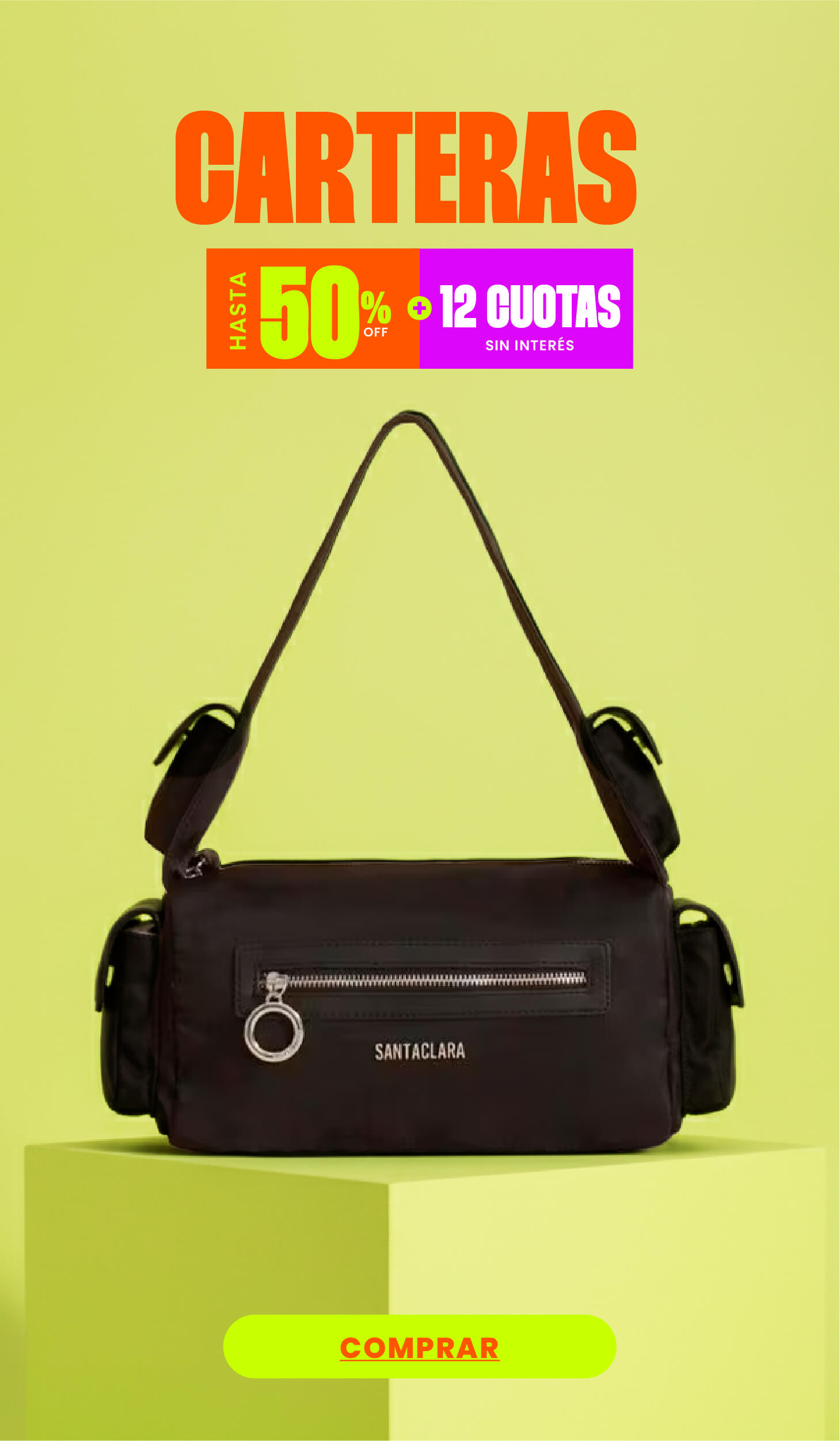 Carteras con Hasta 50% Off en Santaclara