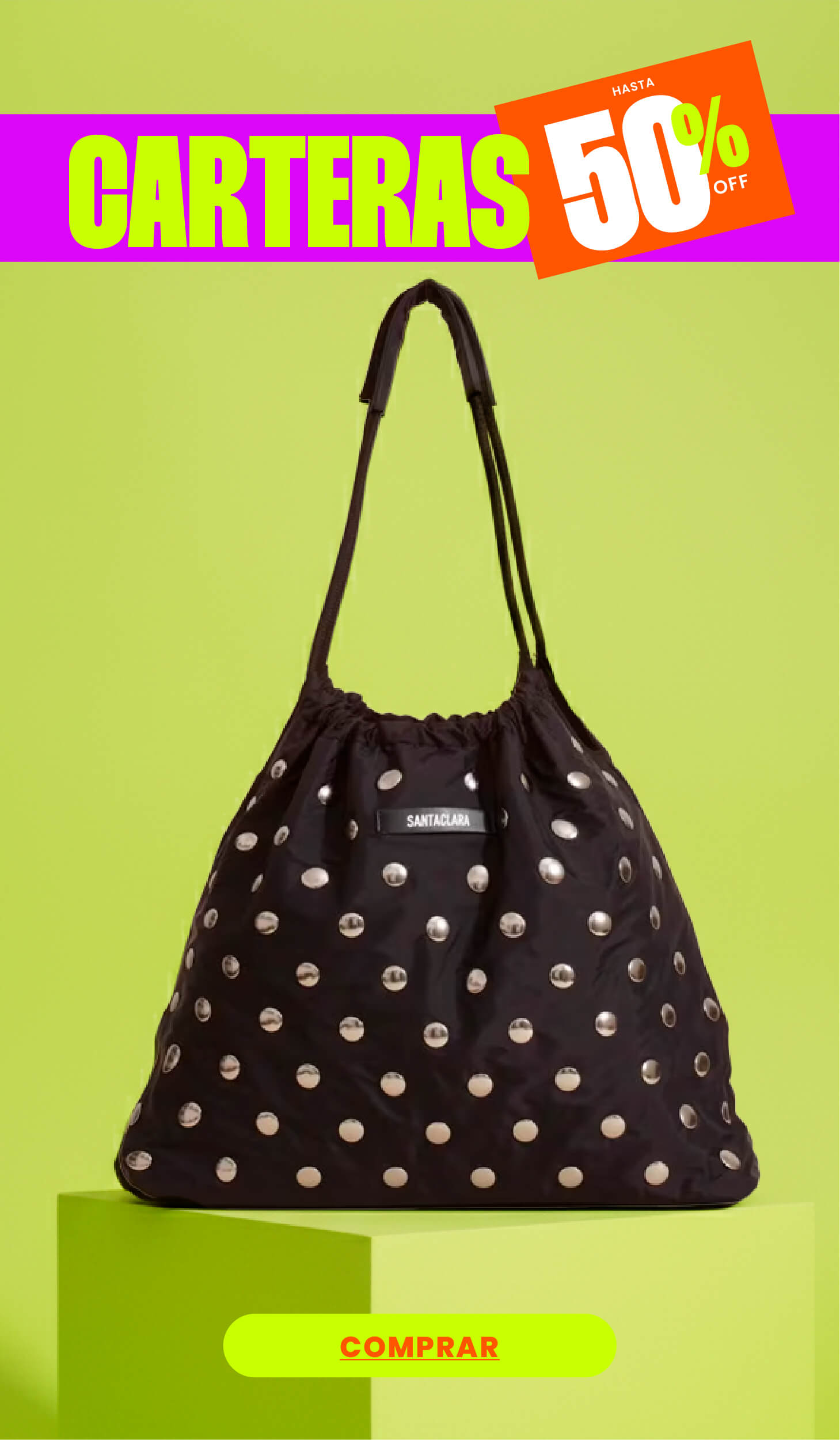 Carteras con Hasta 50% Off en Santaclara