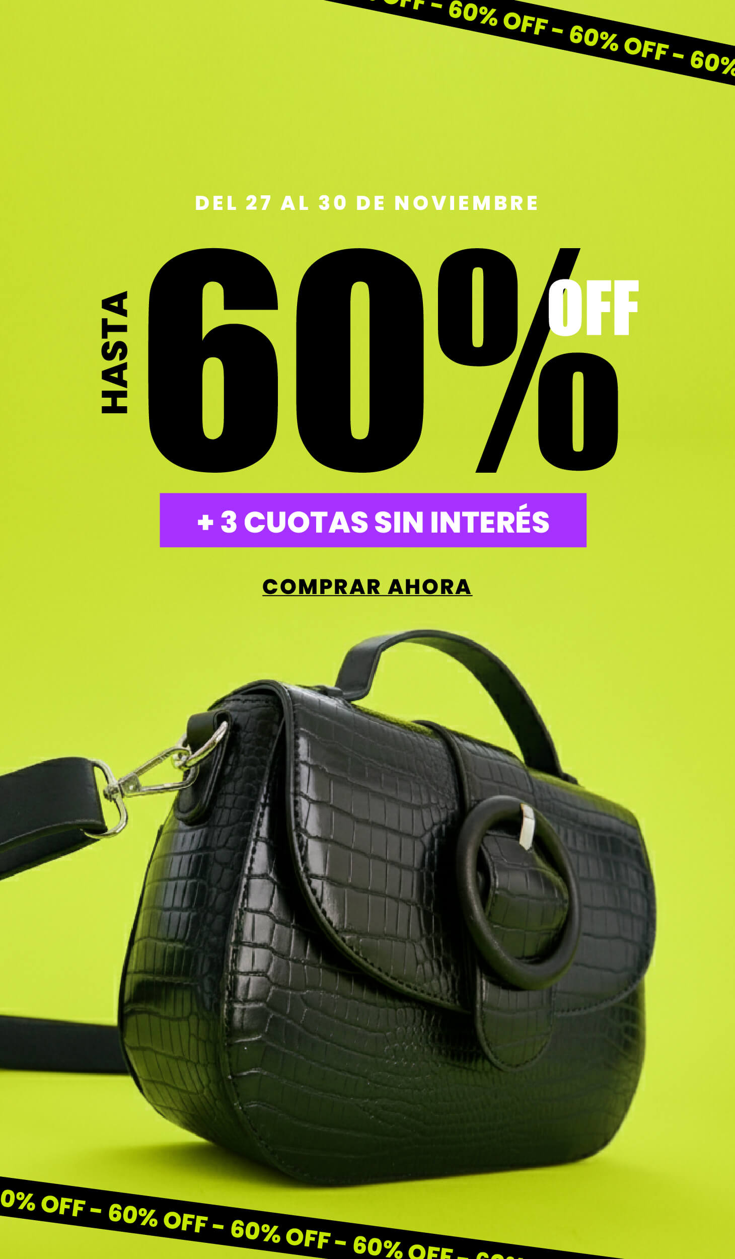 Carteras con descuentos Black Friday Santaclara 2025