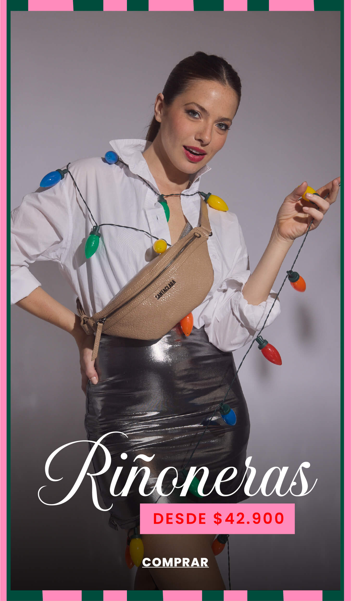 Riñoneras negras en Santaclara de regalo Navidad