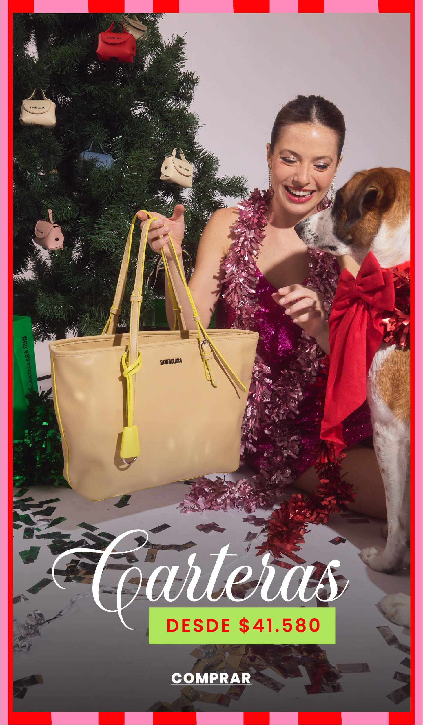 Carteras reglo de navidad en Santaclara