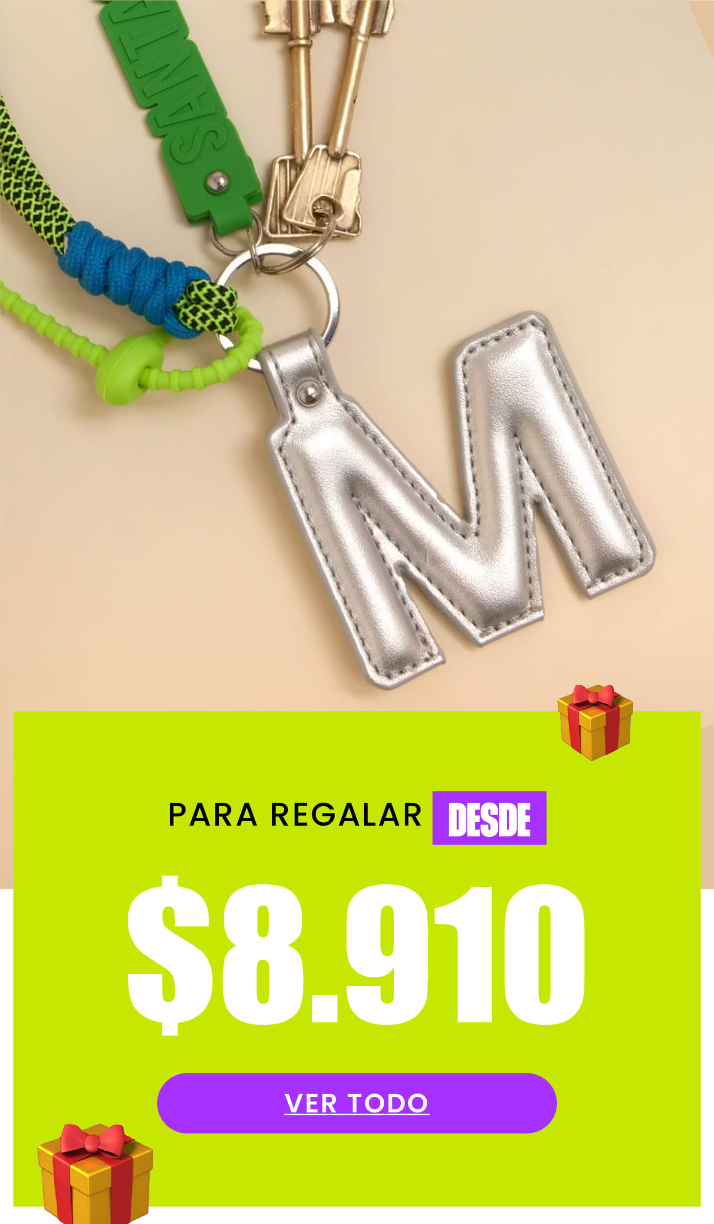 Llaveros y accesorios para regalar Black Friday Santaclara