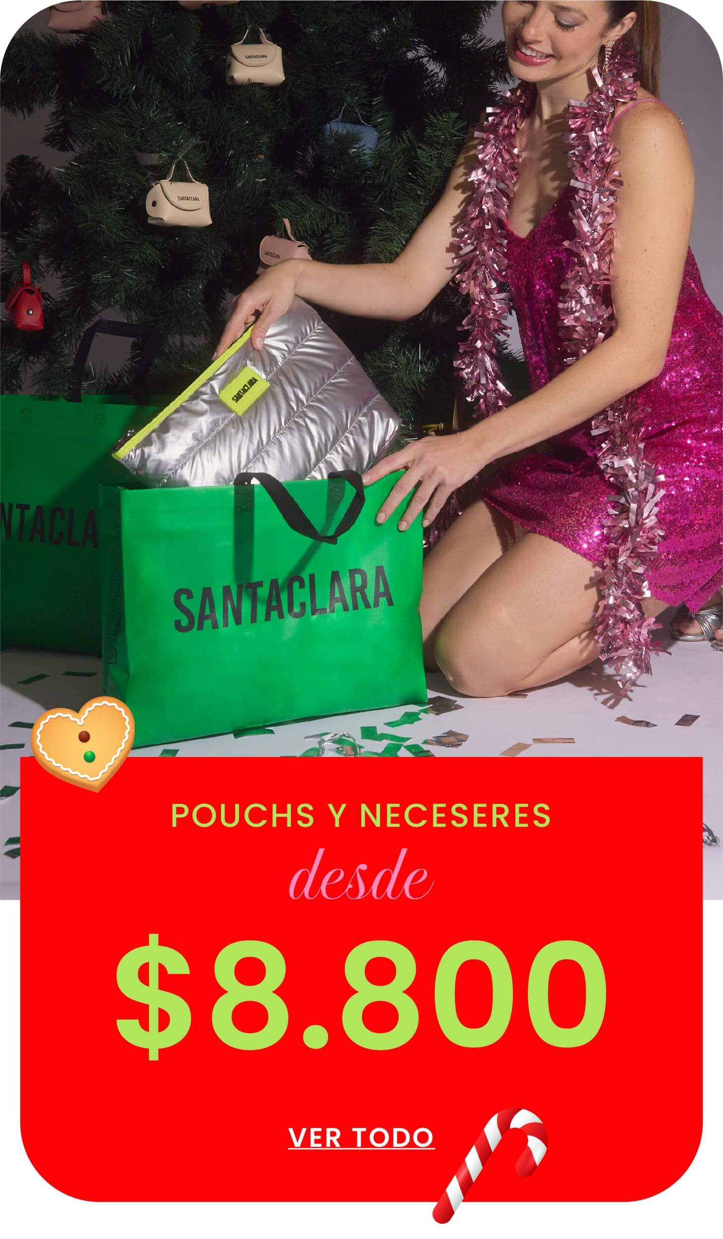 Neceser de viaje Santaclara en Navidad