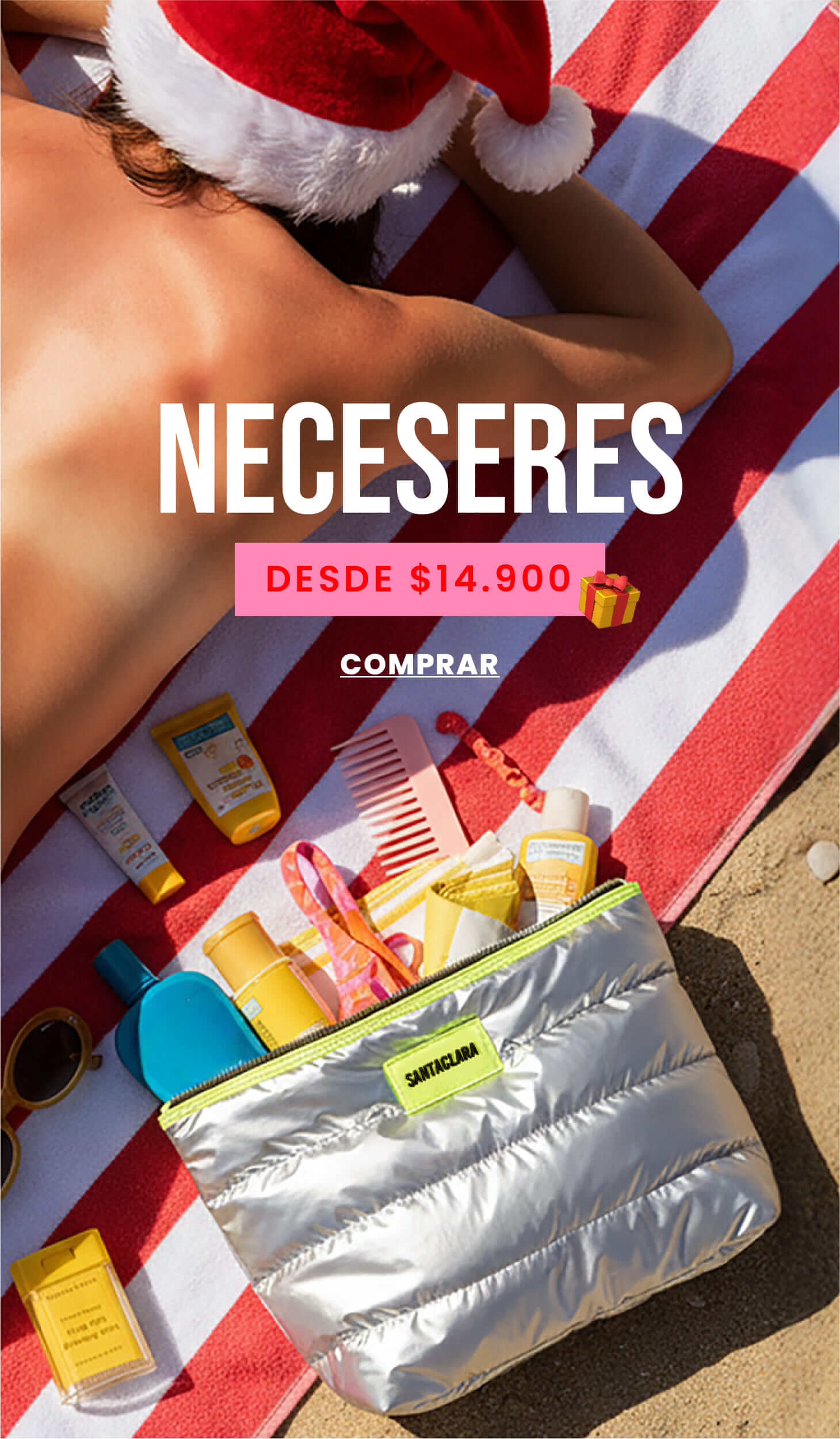 Neceser de viaje en Santaclara de regalo Navidad