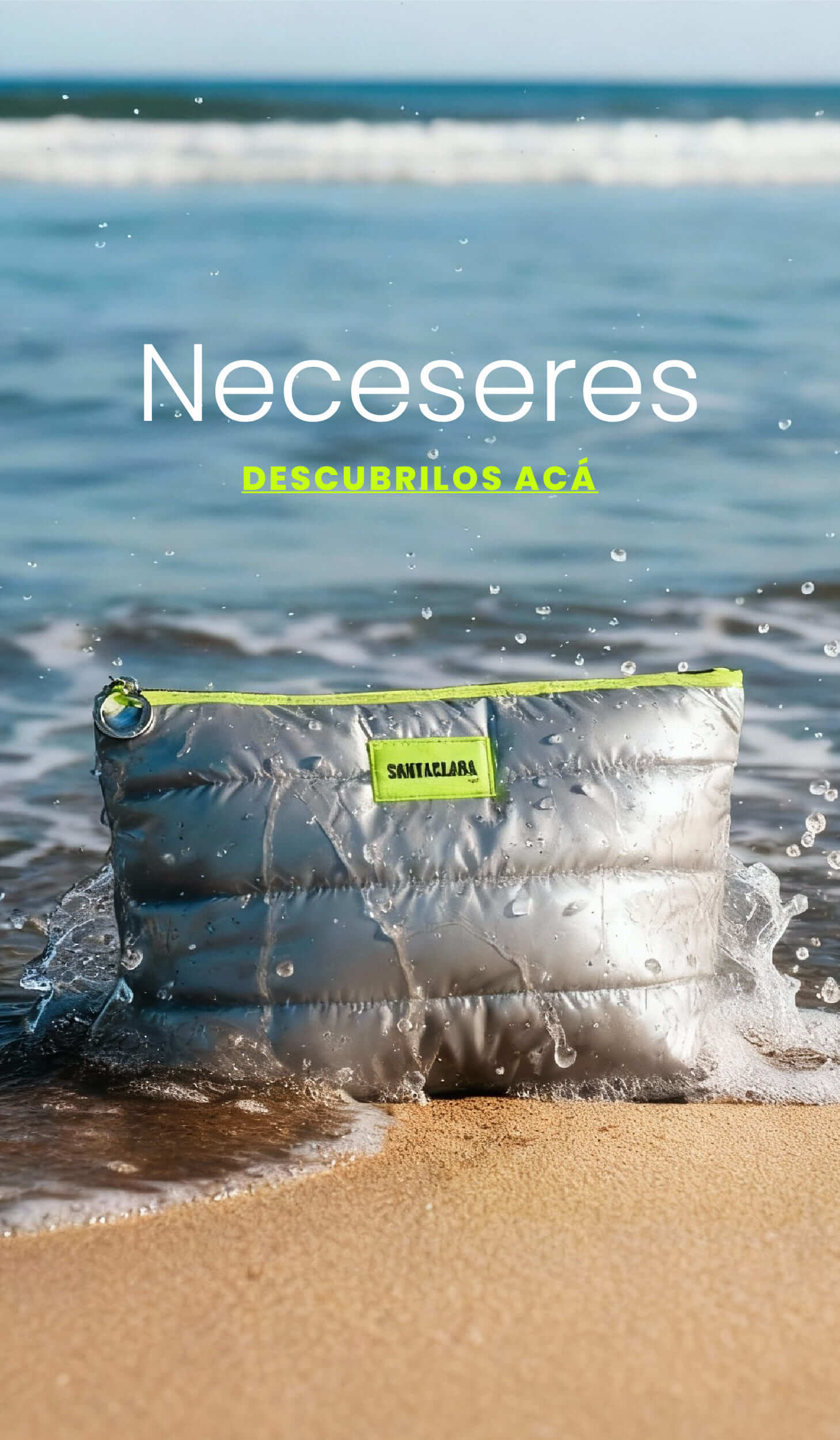 Neceseres para viajes y playa Santaclara