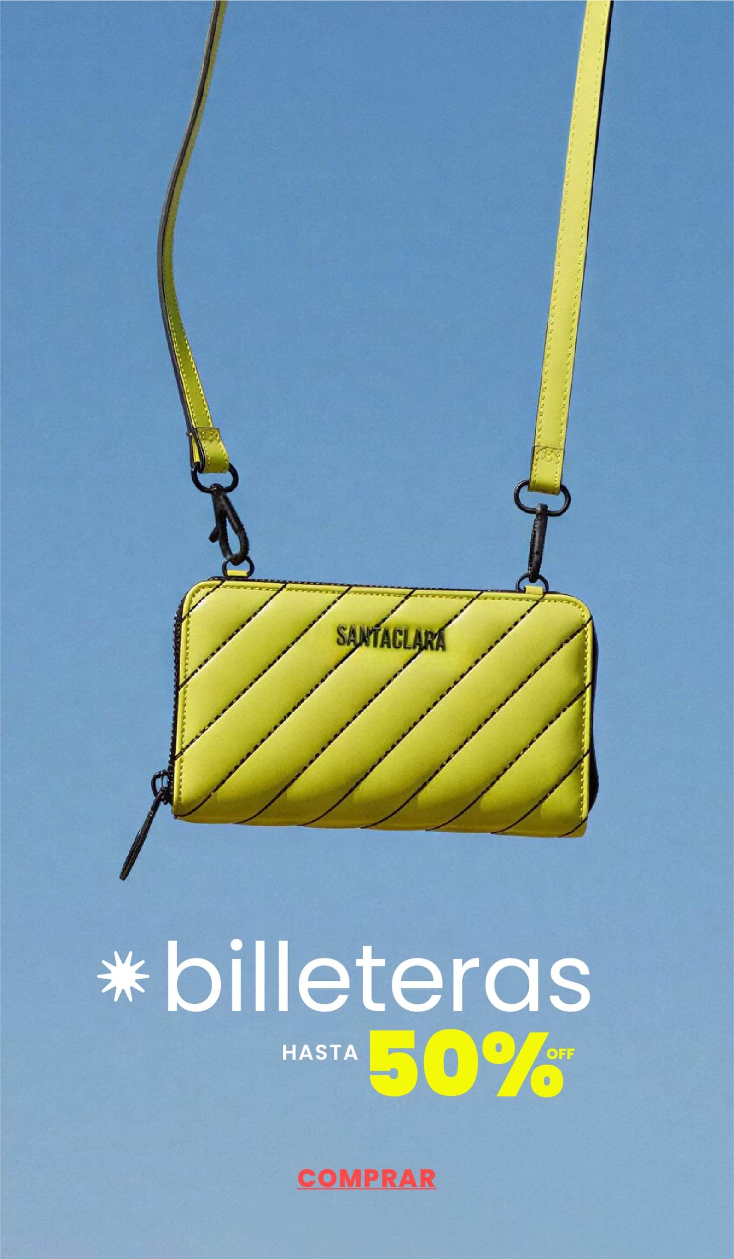 Billeteras con hasta 50% off Sale Santaclara