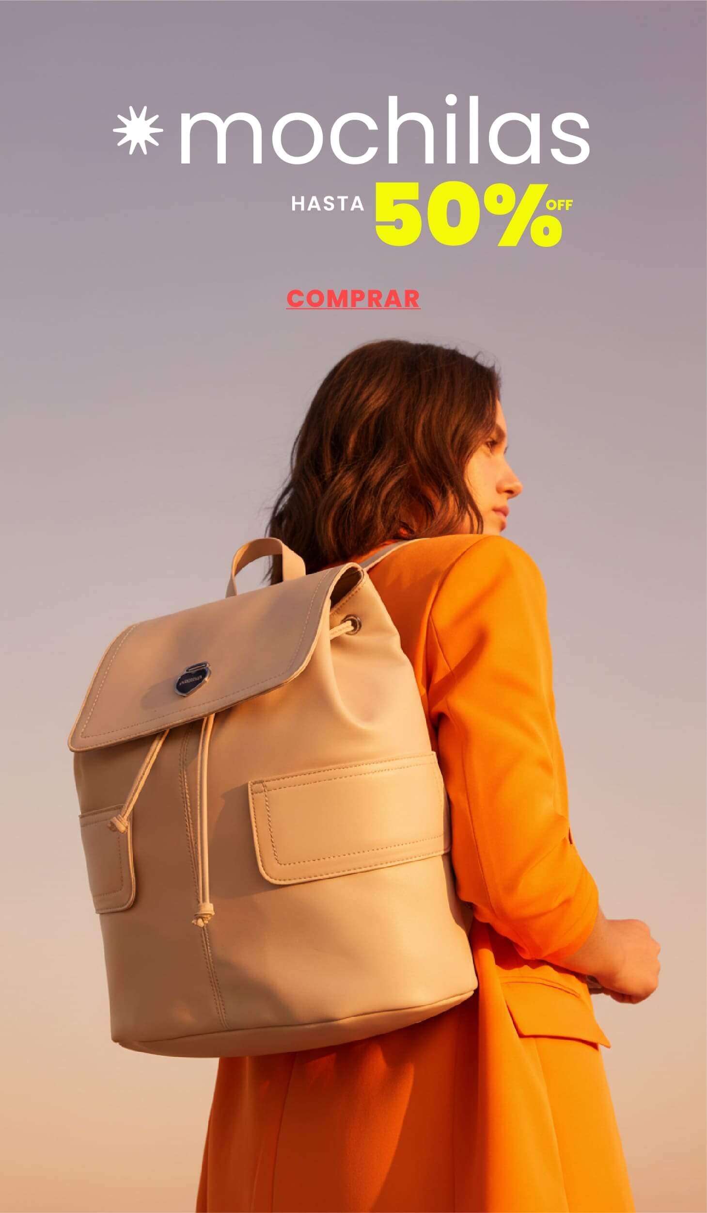 Mochilas con descuento cruelty free en 3 cuotas sin interés