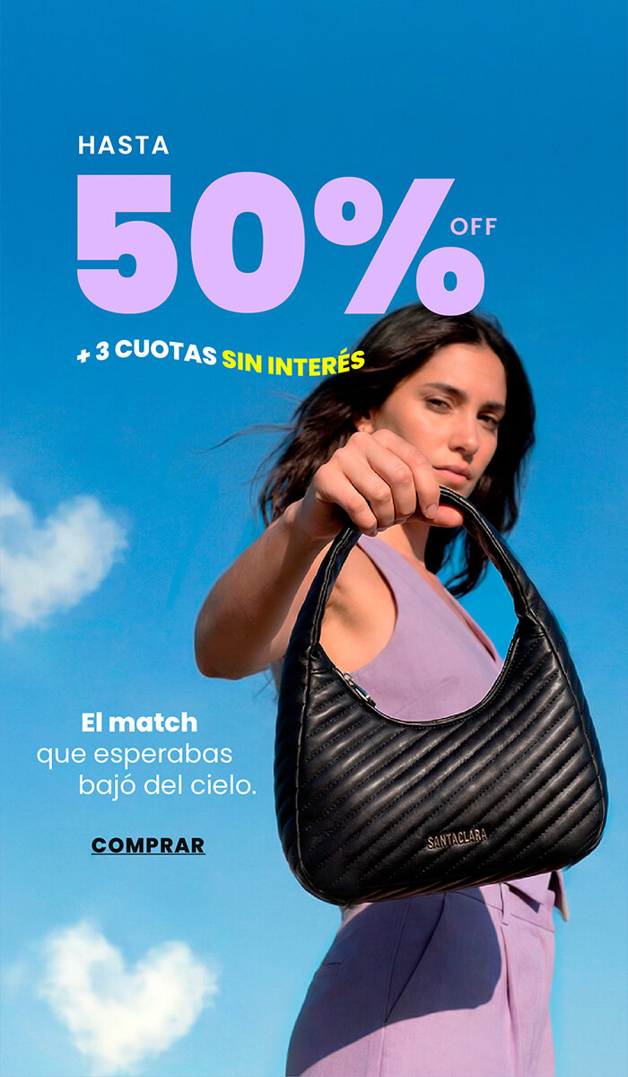 Carteras con descuento Santaclara hasta 50% off