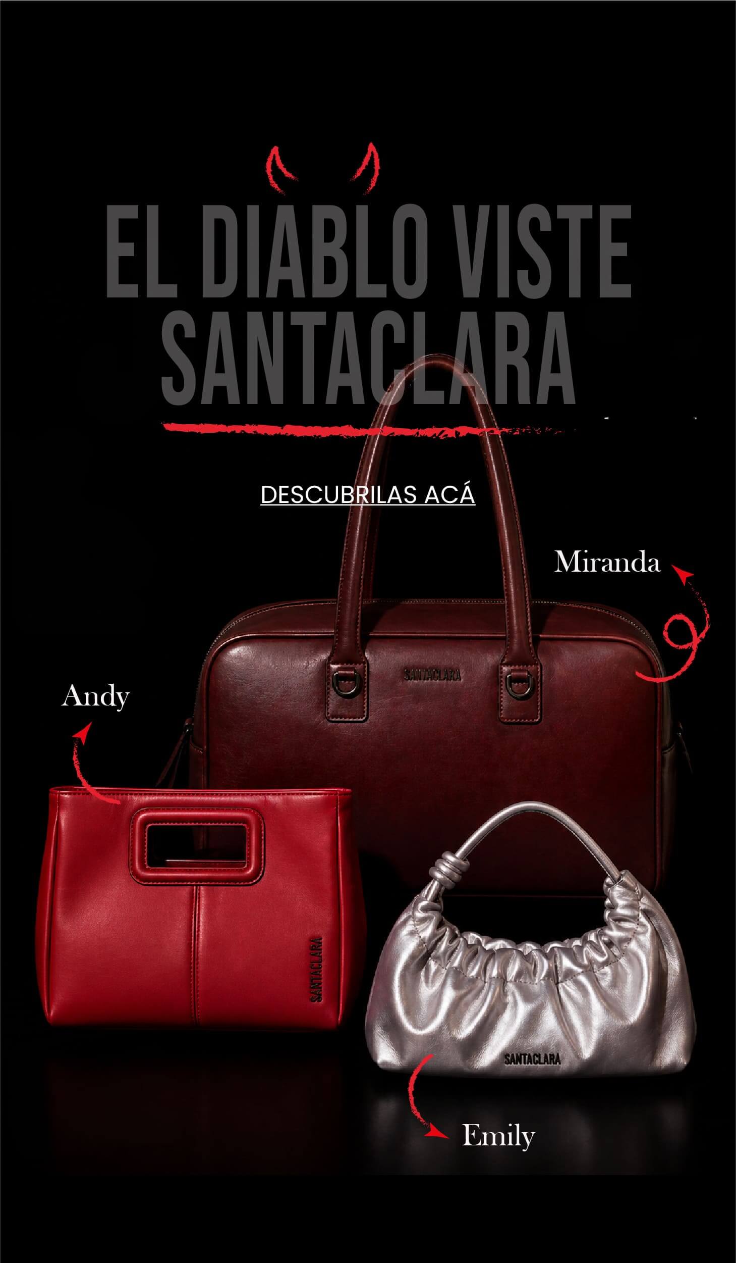 Carteras y bolsos que necesitás para ver El diablo viste a la moda.