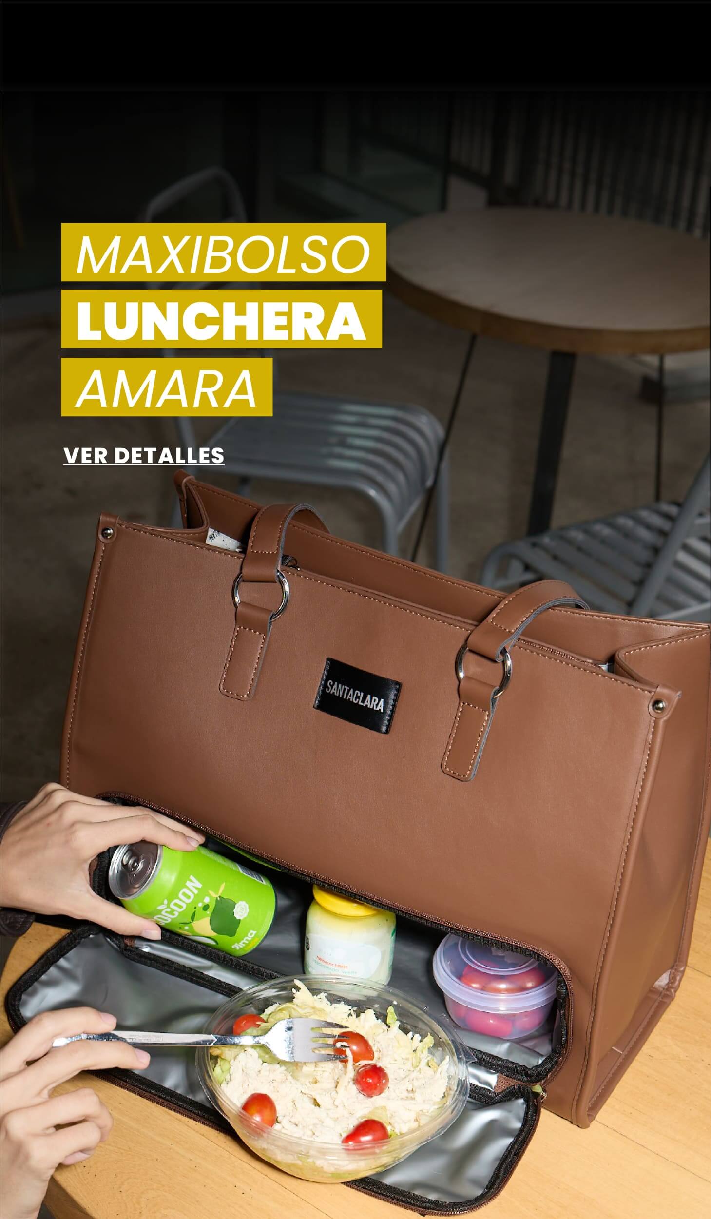 Cartera Lunchera ideal para días eternos.