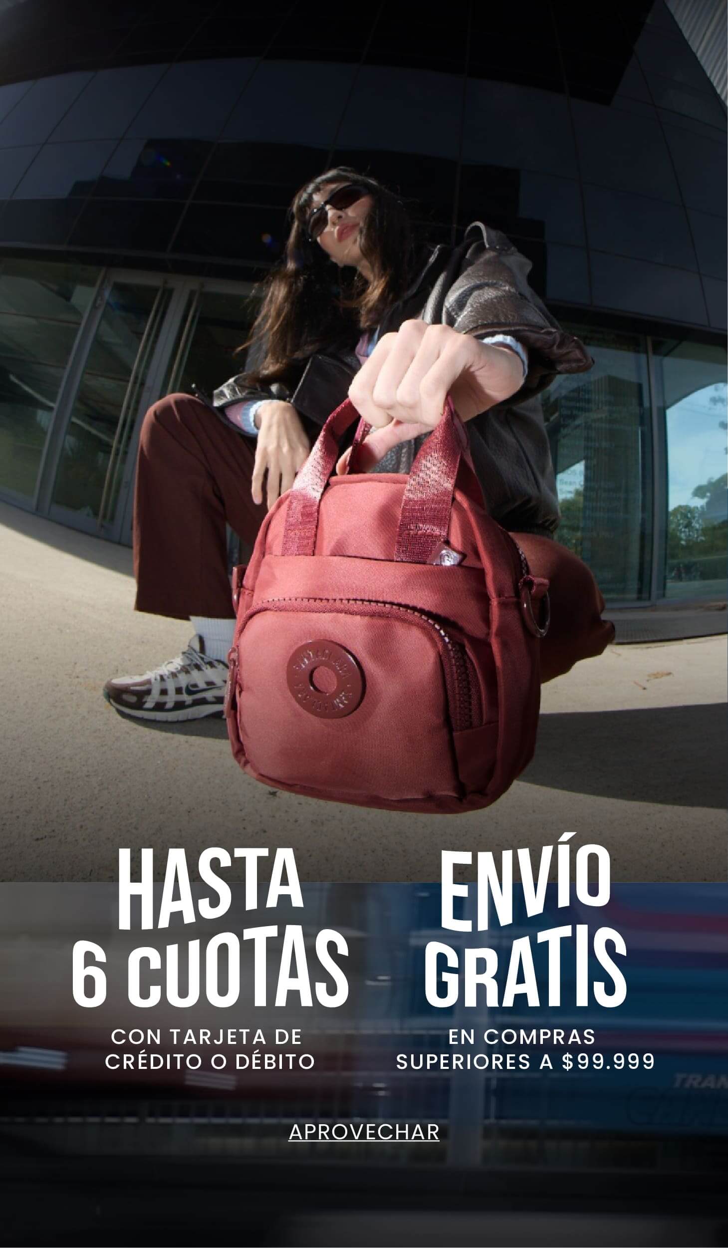 Carteras de mujer pensadas para el día a día. Impermeables, prácticas y con 6 cuotas sin interés
