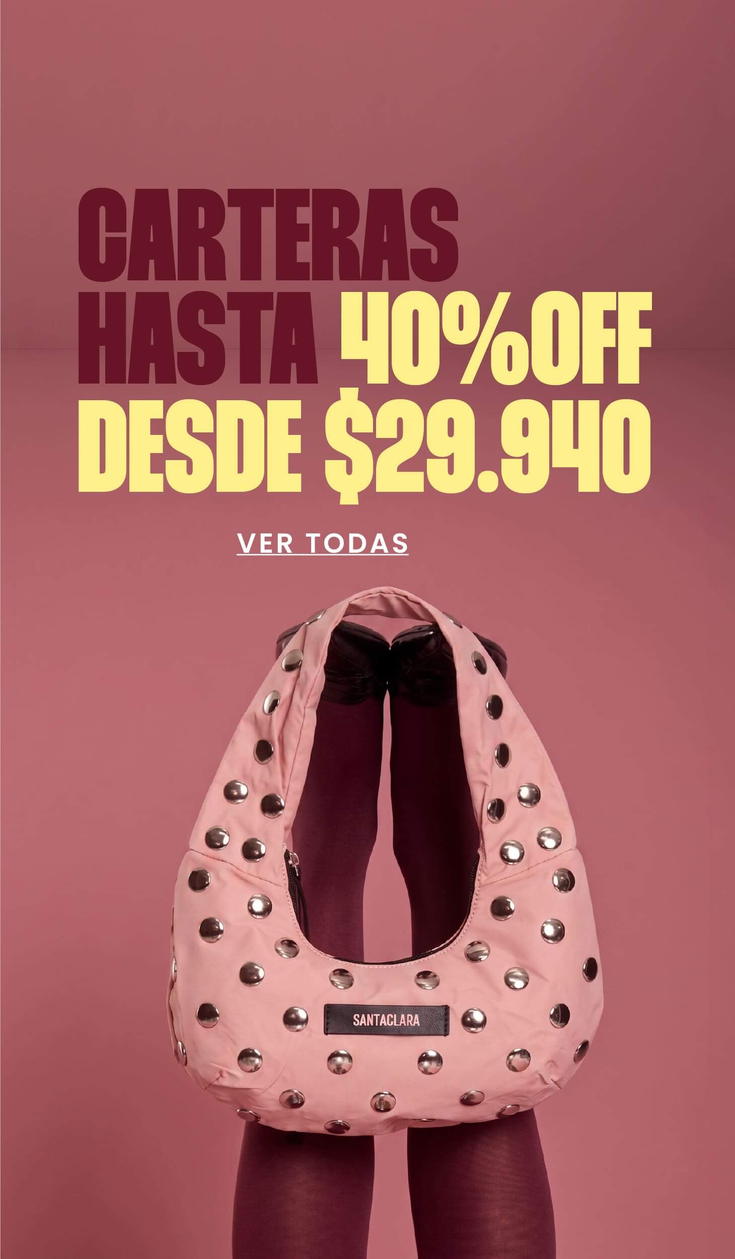 Carteras de mujer con descuento Santaclara