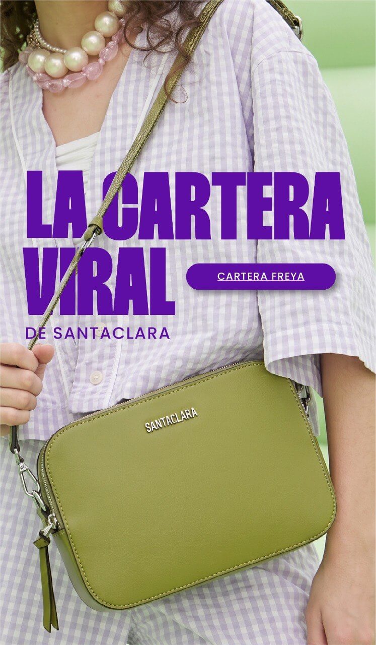 Bandolera Básica Freya Santaclara en 6 cuotas sin interés