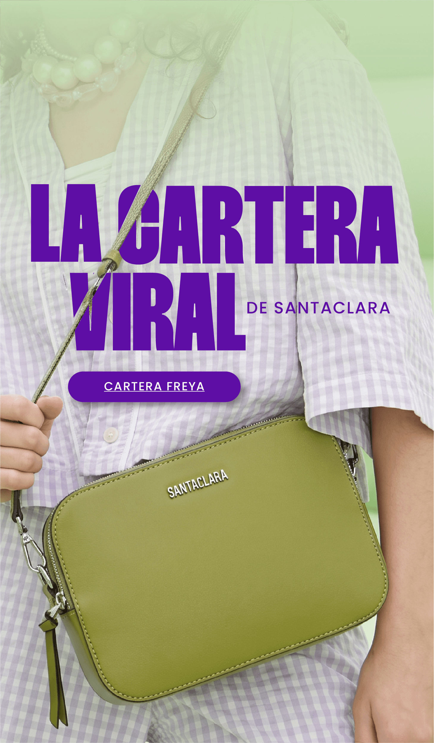 Bandolera Básica Freya Santaclara en 6 cuotas sin interés