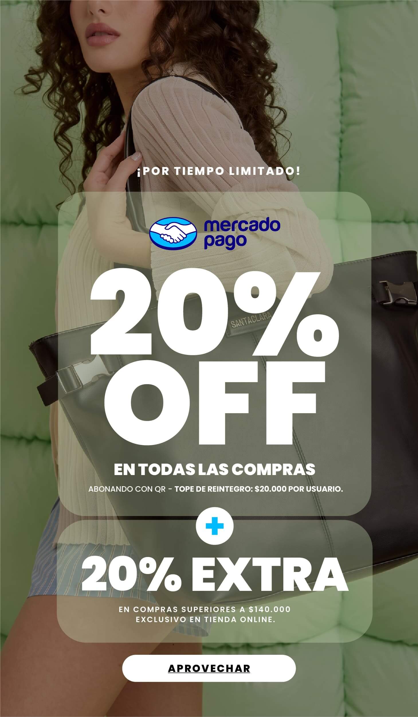 Descuentos en carteras y mochilas Santaclara