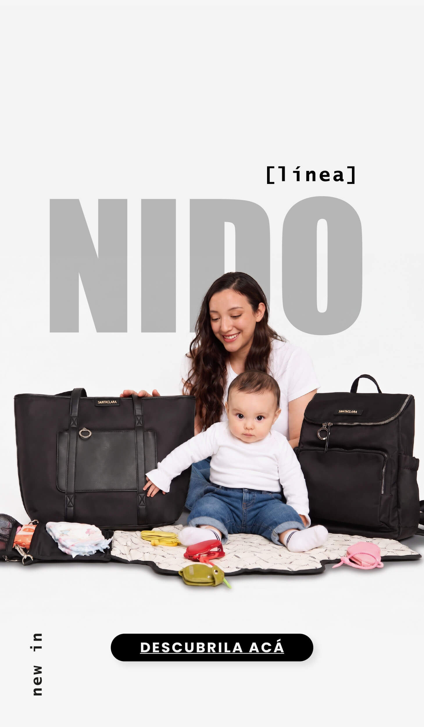 Bolsos y mochilas maternales para el día de la madre. Envíos a todo el país