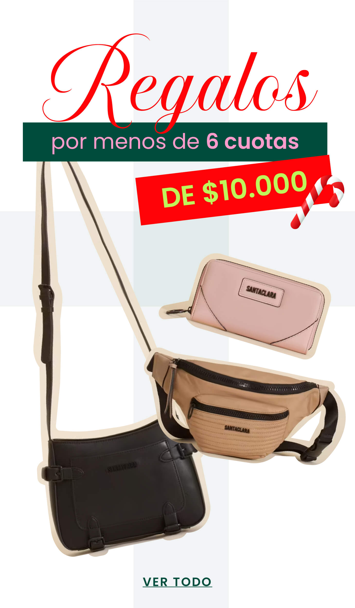 Regalos de Navidad Mochilas y Carteras Santaclara