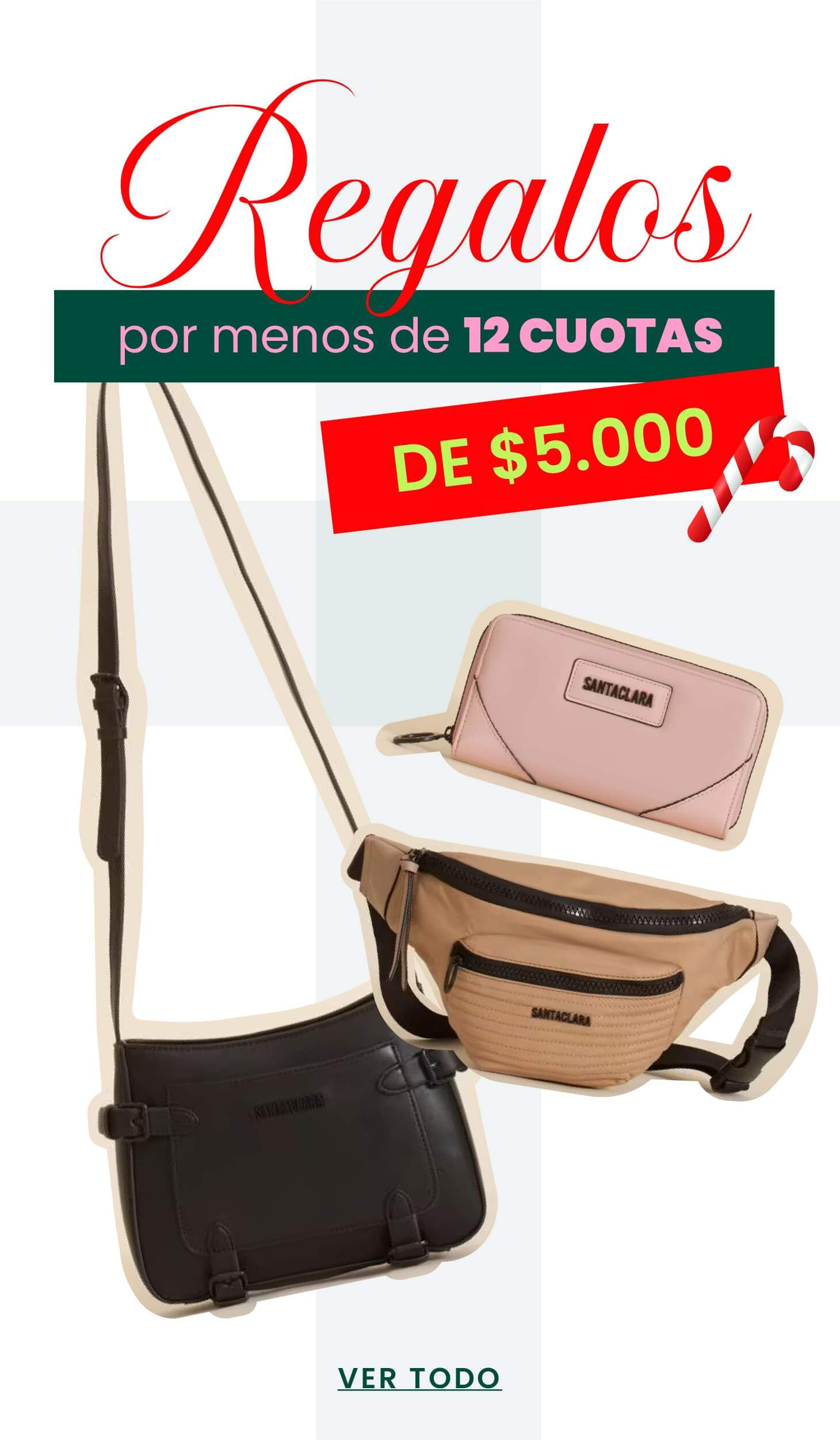 Regalos de Navidad Mochilas y Carteras Santaclara